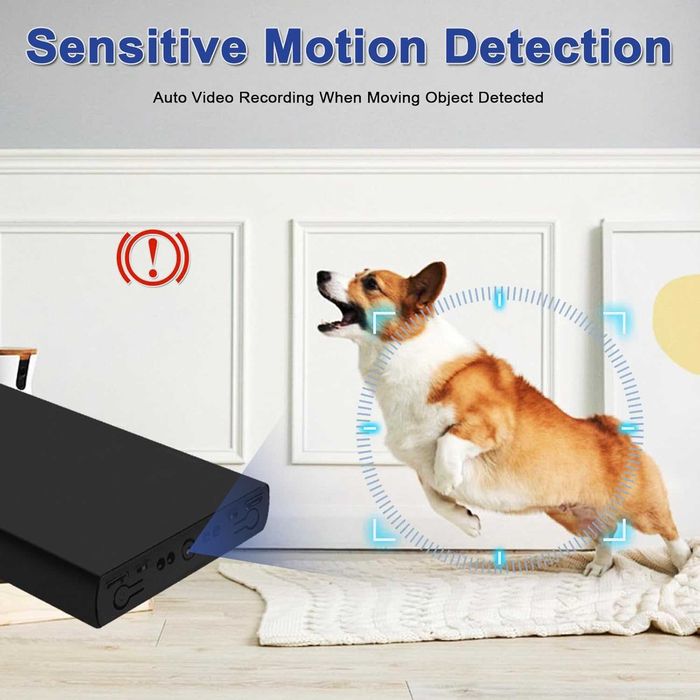 Скрита Full HD камера Power Bank, нощно виждане и детекция на движение