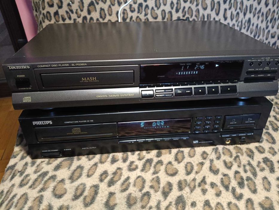 Philips CD 740, Technics SL-PG 360 cd playere