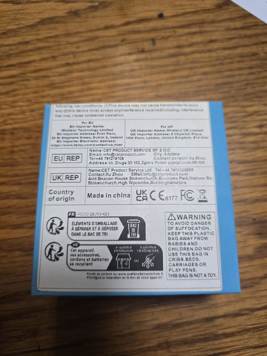 Cască auditivă wireless + dock încărcare | discretă, ușor de folosit