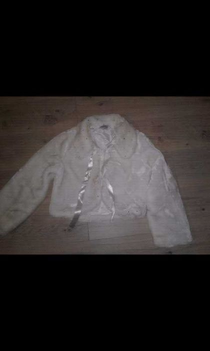 Свадебное платье и шубка