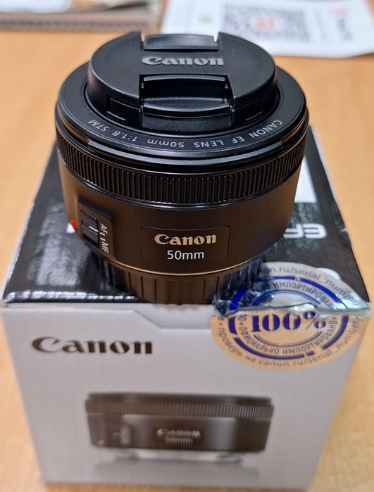 Canon EF 50mm F/1.8 STM (супер портретник,сост отличное,на все Canon)