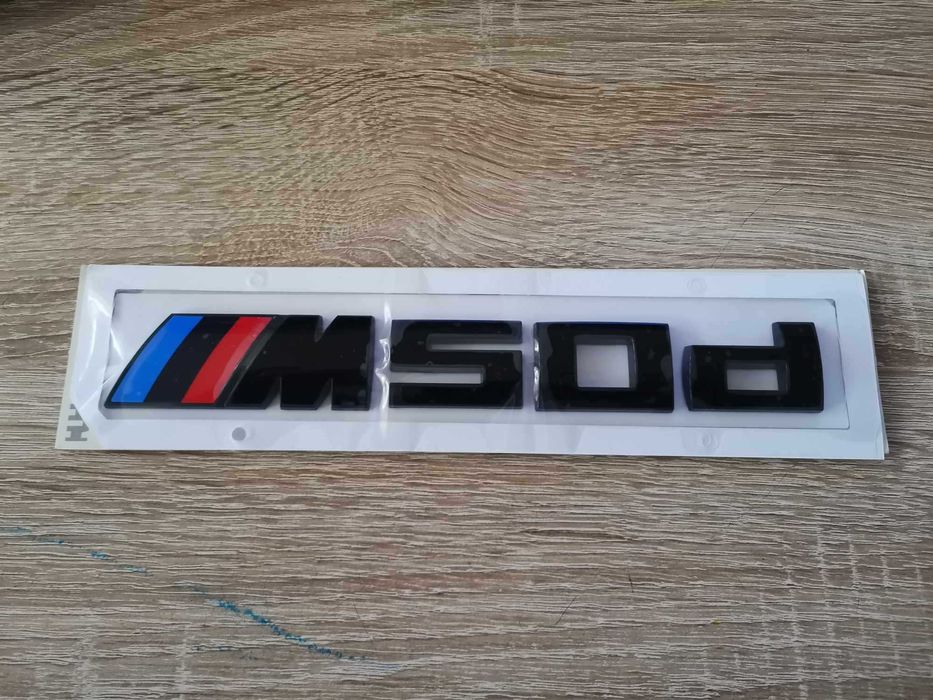 черна емблема БМВ М50д BMW M50d