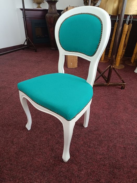 Scaune lemn masiv tapițate, model Hermes