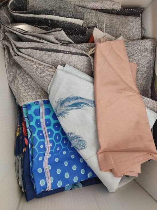 Х/б лоскуты разного размера