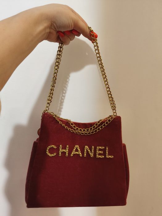 Geanta poșetă catifea