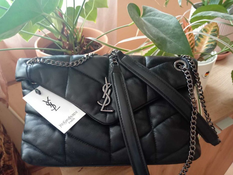 Дамска чанта YSL от естествена кожа