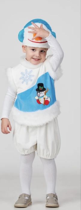 Костюм снеговика новогодний
