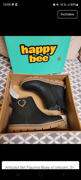 Ghete Fete Noi Toamna-Primavara, Fermoar, Piele întoarsă Marimea 28, H