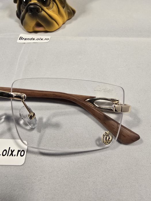 Ochelari de soare Cartier Horn, lentila transparenta