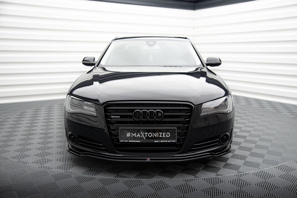 Спойлер за предна броня Maxton design за Audi A8 D4 (2009-2013)