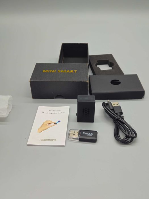 Мини скрита камера Full HD 1080P, нощно виждане, детекция на движение!