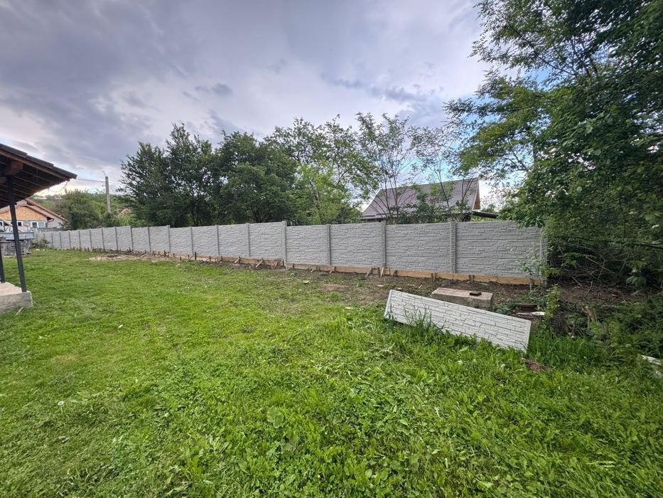 Vand gard de beton armat și boltari la preț de producător