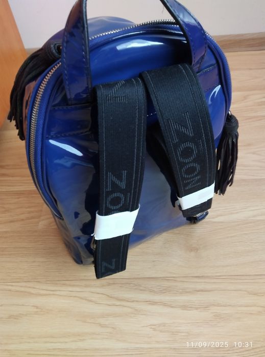 Rucsac/ghiozdan piele lacuita zoon