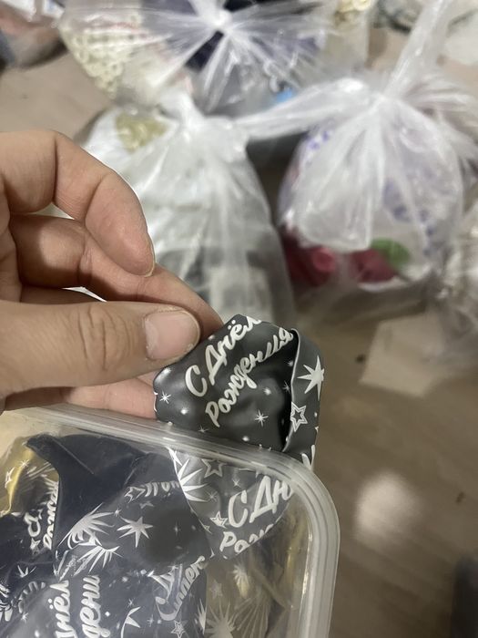 Продам гелий балон вместе с шарами