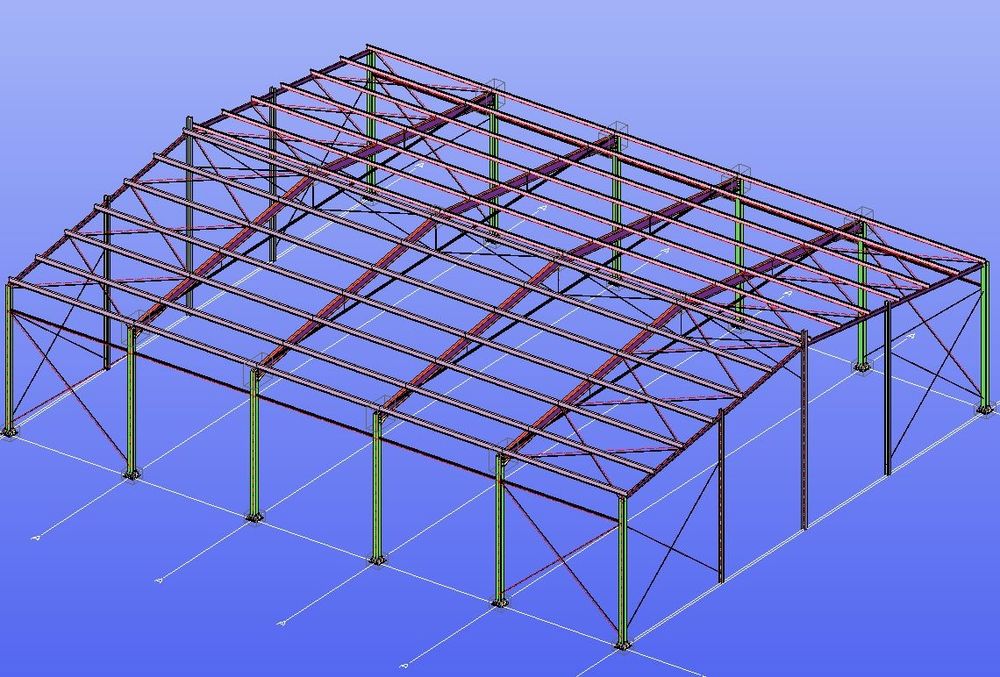 Vând hală metalică extra ofertă hala este nouă și demontabilă pe șurub