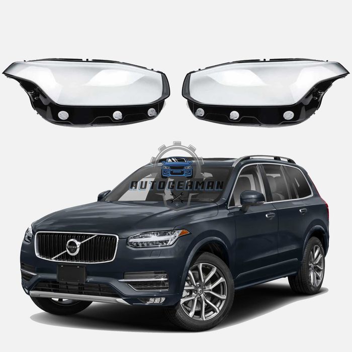 Volvo XC90 2015 2016 2017 2018 2019 2020 2021 2022 капаци фарове стъкло предни фарове крушки xenon Волво ХЦ90 защита ремонт фар аксесоар авточаст