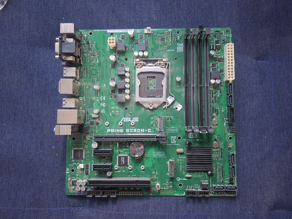 материнская плата ASUS PRIME B250M-C,
