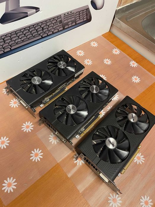 Placa video RX470 Saphire 8 Gb DDR5 / 256 biti, garantie 6 luni