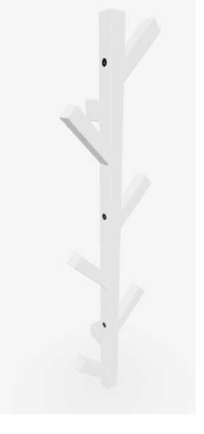 TJUSIG Cuier, alb, 78 cm IKEA sigilat