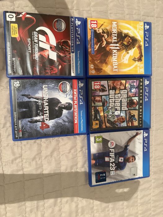 Продам диски игры на пс 4-5