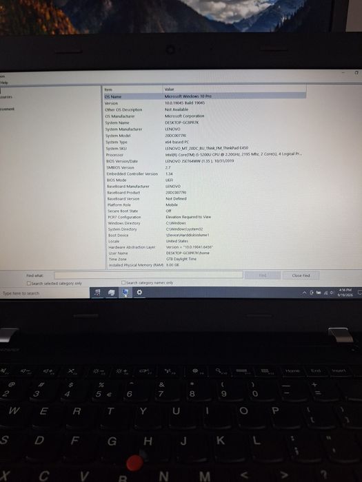 Laptop Lenovo Thinkpad E450, i5-5200U,  8 GB,  14" baterie bună