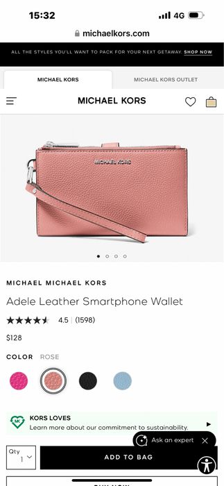 Кошелек барсетка от Michael Kors