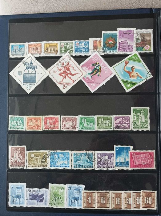 Колекции пощенски марки от бившата Чехословакия, Дания и Унгария