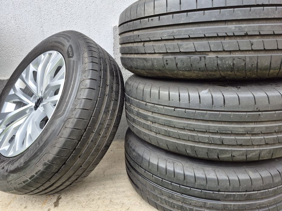 Roti cu jante originale Vw Touareg r18