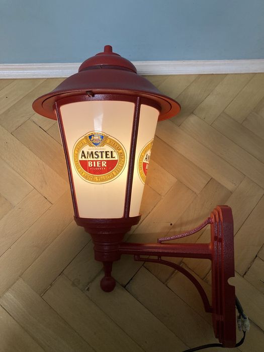 Винтидж рекламни лампи Amstel beer