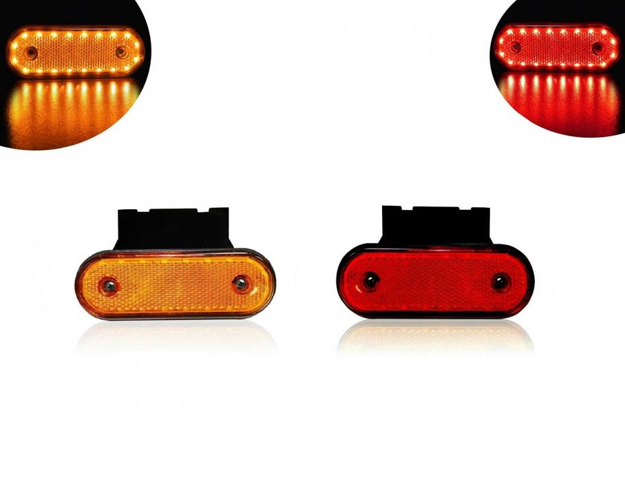 LED Диоден Габарит Със Стойка Маркер Токос  20 Диода 12V-24V