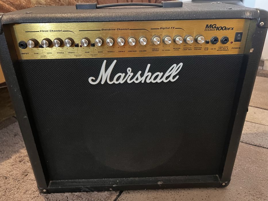 Amplificator Marshall MG 100 DFX + Procesor efecte chitara  Zoom G3Xn