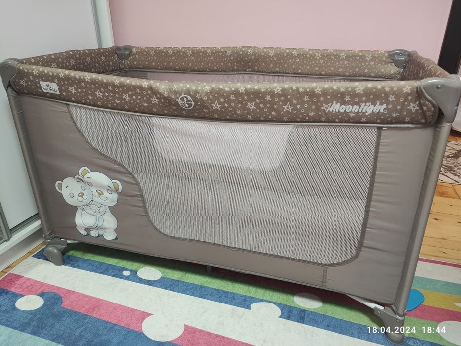Бебешка кошара Lorelli MOONLIGHT 2 нива