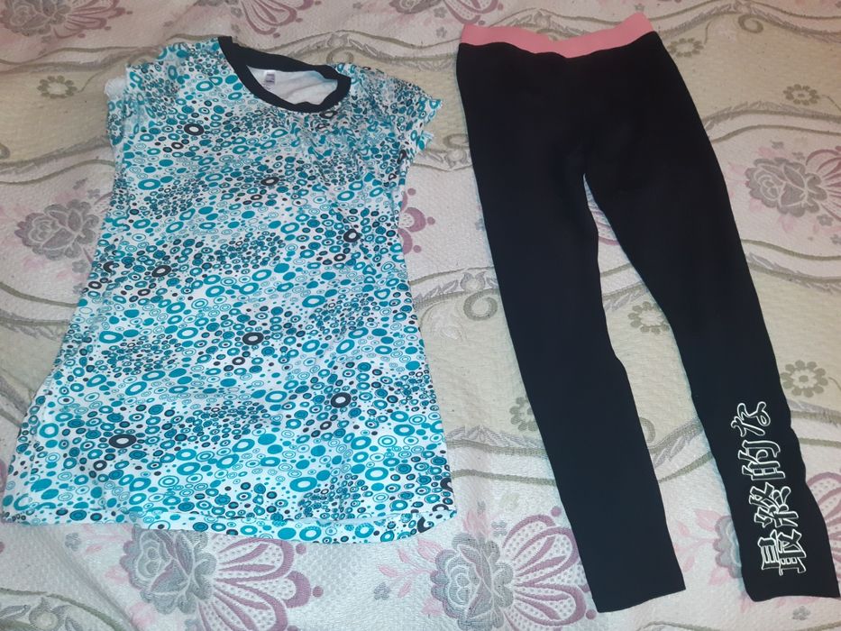 Лосины и платье новые