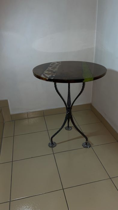 Маси за кафе от орех и епоксидна смола