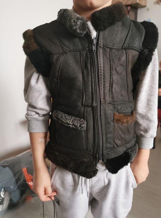 Vesta/bundita din blana naturala de oaie