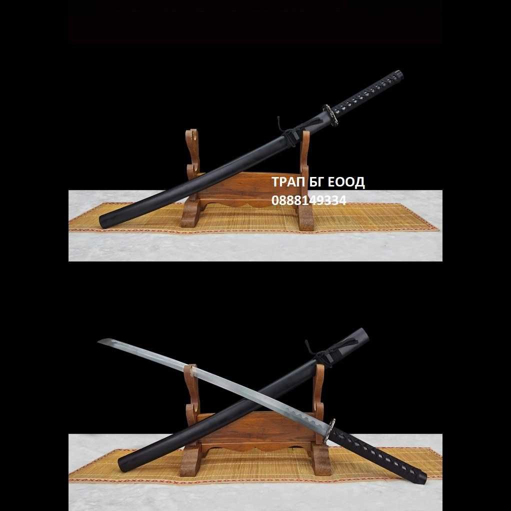 Катана Комплект от 3 бр. с подарък поставка Katana Самурайски меч гр ...