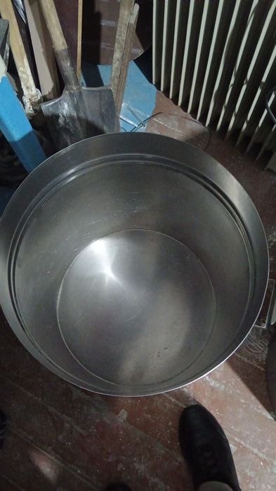 Кастрюли заводские нержавка