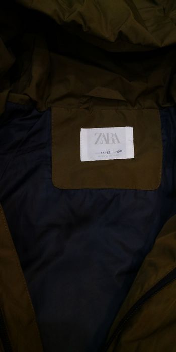 Детска зимна парка "Zara" с естествен пух