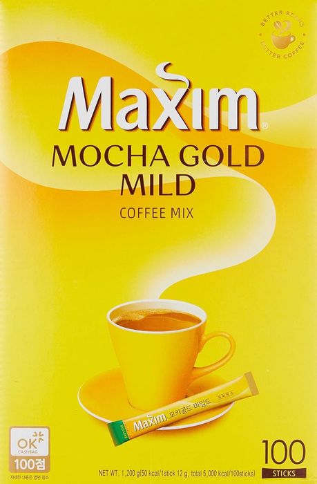 Корейский кофе 3 в 1 • Maxim Mocha Gold Mild • coffee mix
