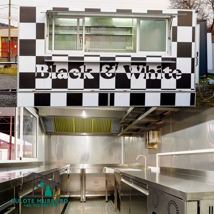 Rulote comerciale 6m ,FAST FOOD, STREET FOOD, FOOD TRUCK !!