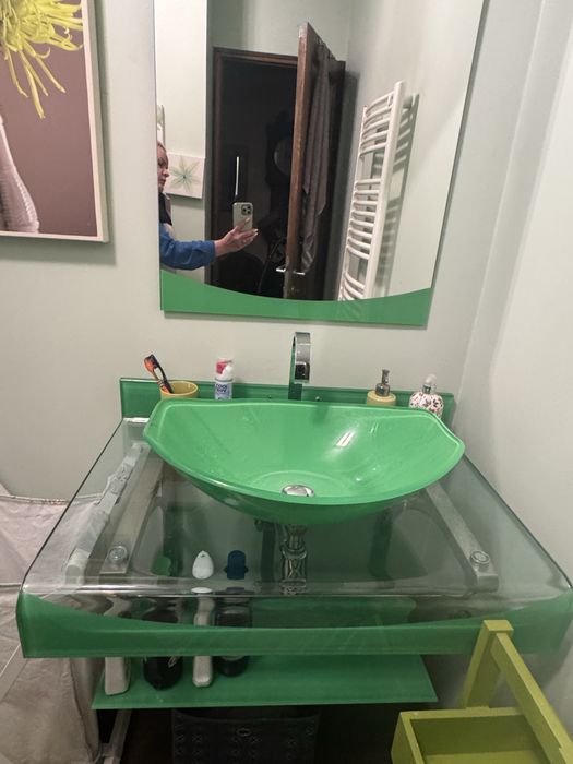 Chiuveta baie cu oglinda set
