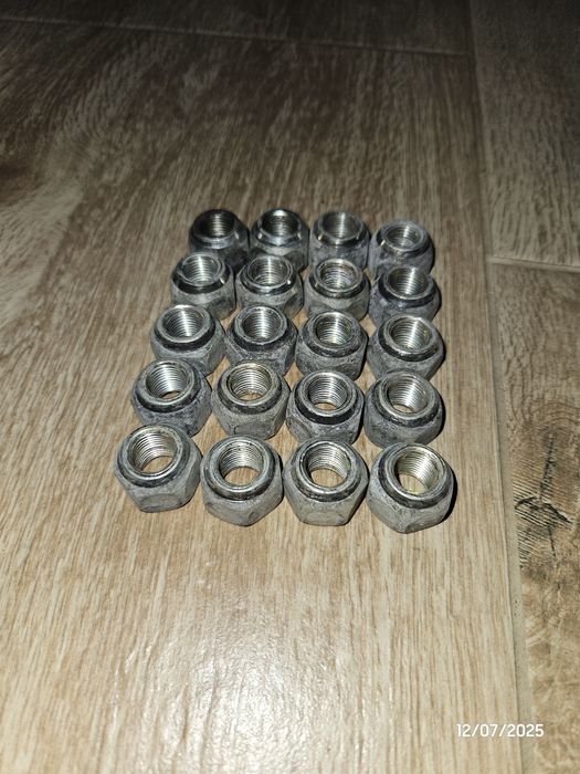 Set 20 piulite HEX21  pentru prezoane otel M12x1.25