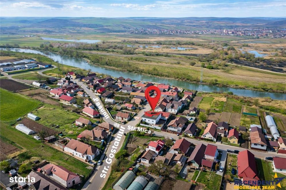 Proprietate 3 camere + studio independent, gradina, curte, Cristesti,