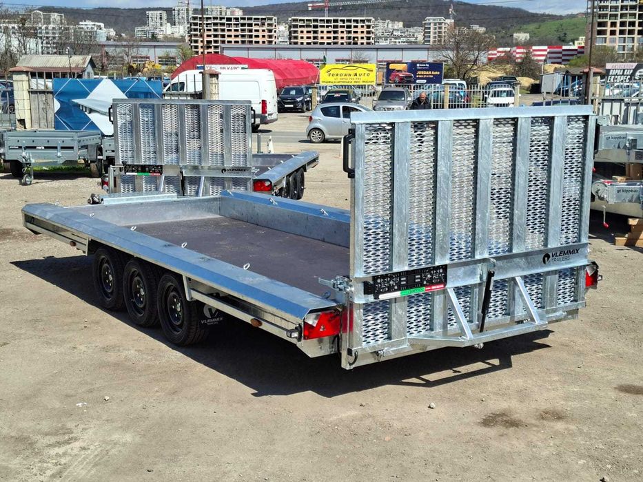 НОВО ремарке за строителна техника Vlemmix MT480 3500kg (3x1800kg)
