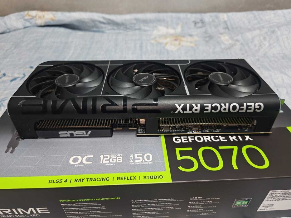 Видеокарта Geforce ASUS PRIME RTX 5070 12GB