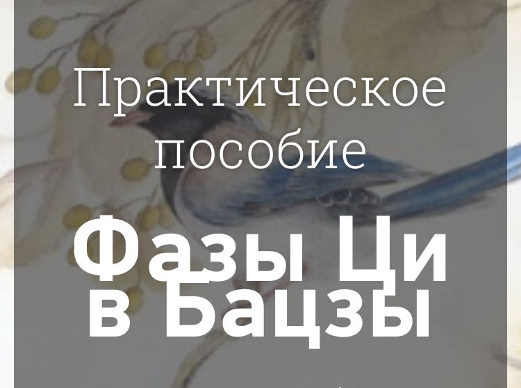 Фазы Ци в Бацзы, пособие. Н.Пугачёва