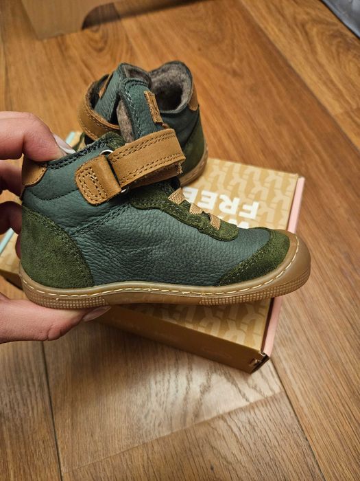 Зимни боси детски обувки KOEL DANIEL 2.0 WP FELT Green