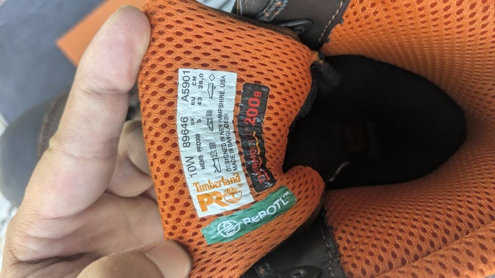Timberland pro safety toe