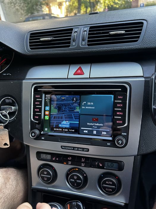 Navigatie Carplay Android auto Mib2 Vw Passat Golf Caddy Tiguan Skoda