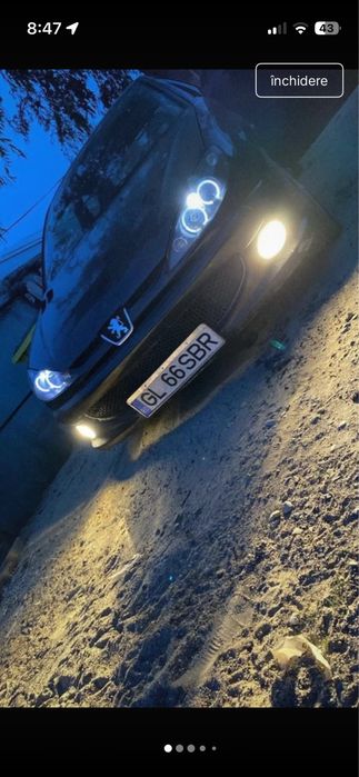 Faruri angel ayes peugeot 206